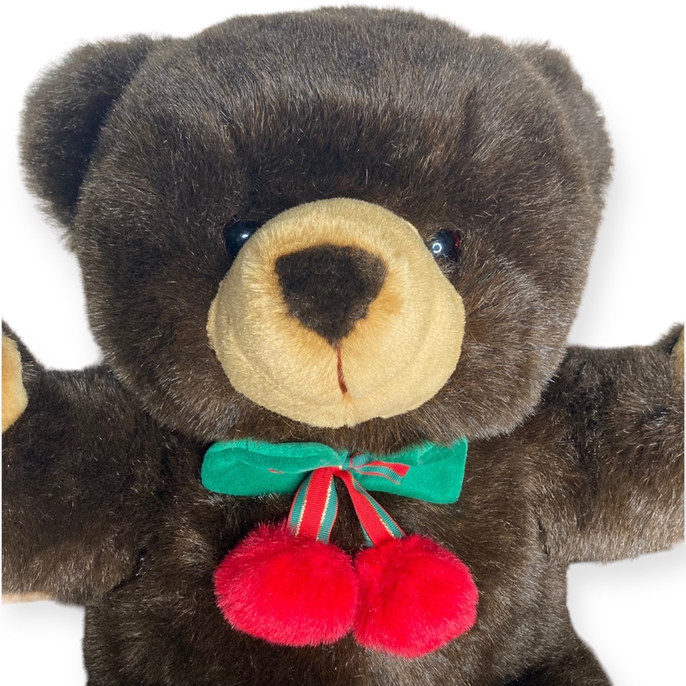 JC PENNEY Christmas BROWN BEAR Teddy Stuffed Animal LARGE 22 in Collectable Bear - Picture 5 of 11